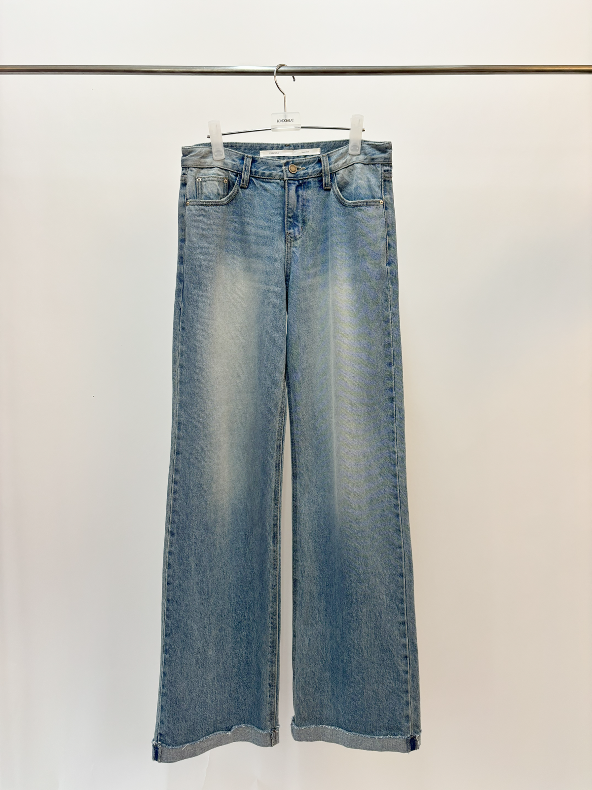 Wide Cuff Denim