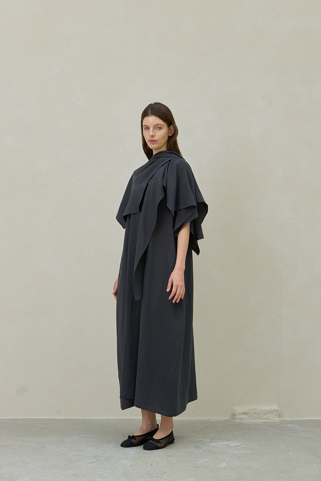 Tie Cape Dress