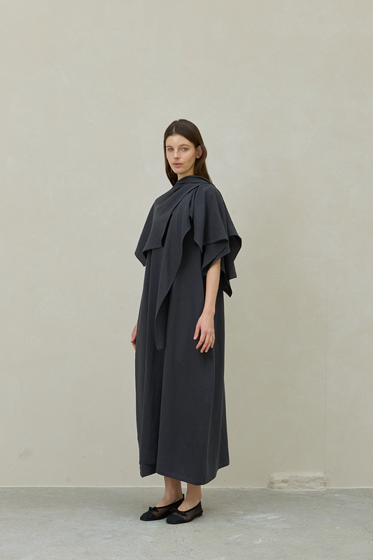 Tie Cape Dress