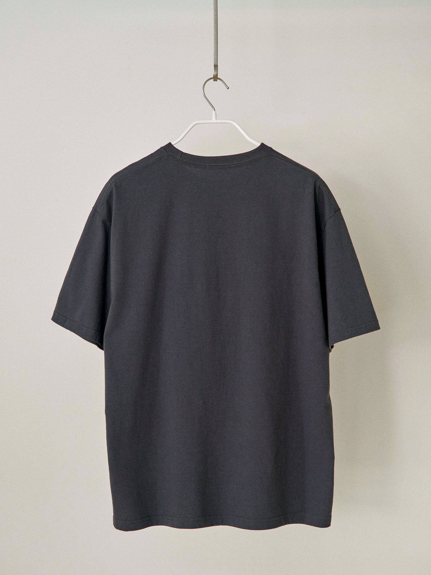 Crack Lettering Short Sleeve - Charcoal