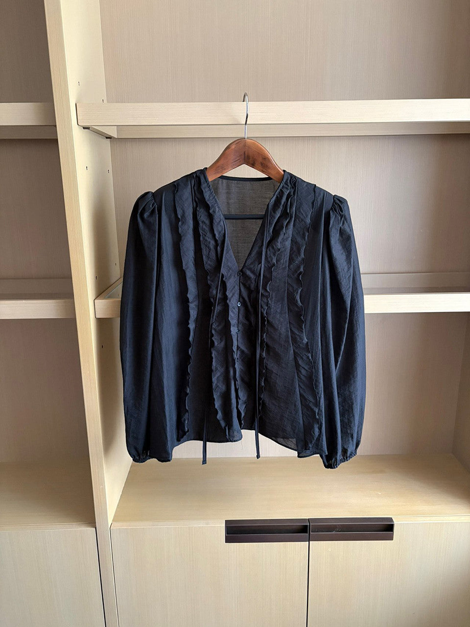【A MA:DE】Baguette blouse ( 3color )