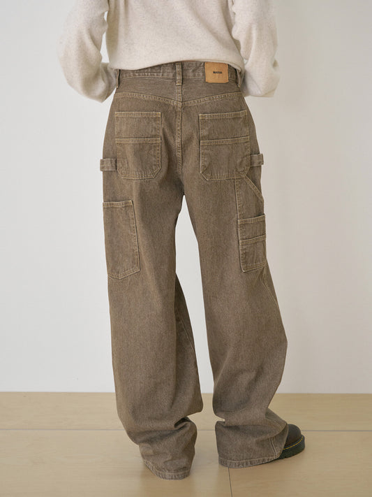 Corduroy Work Pants - Beige 2