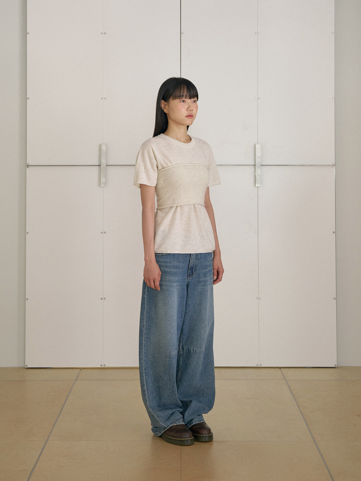 MARAN Cashmere Bustier - Oatmeal 商品画像15/19