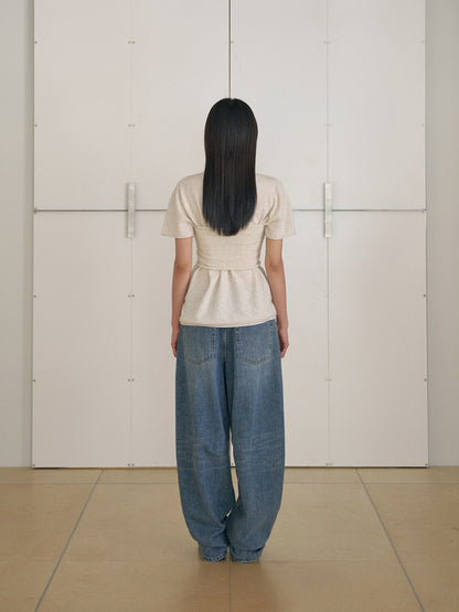 MARAN Cashmere Bustier - Oatmeal 商品画像14/19