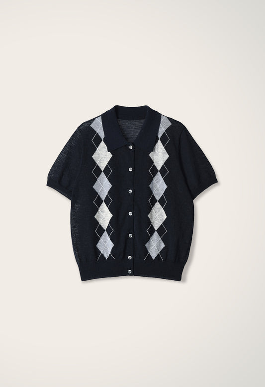 Argyle Collar Knit