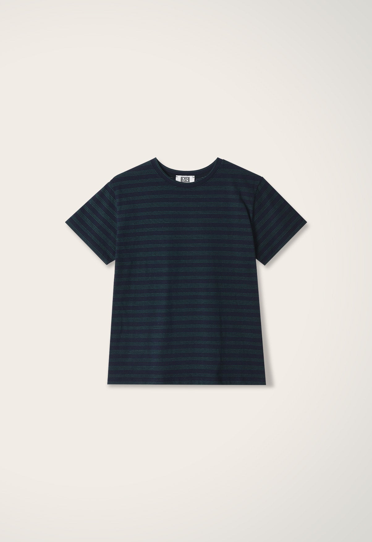 Miu Stripe T-Shirt NAVY