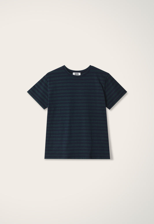 Miu Stripe T-Shirt NAVY