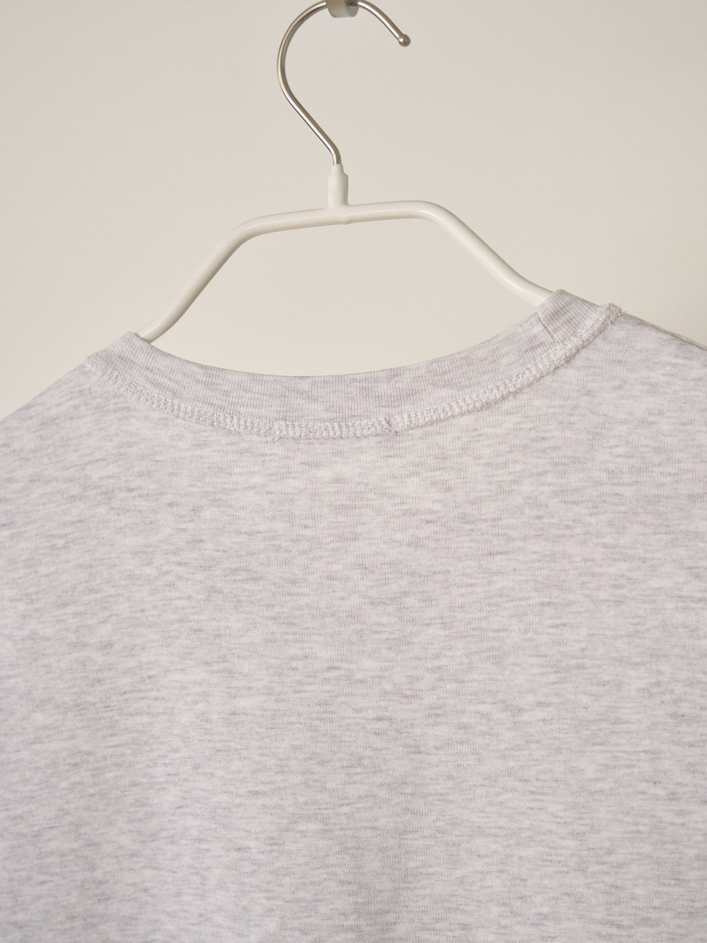 Soft Rib Short Sleeve - Light Gray