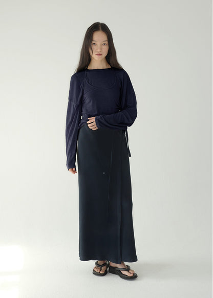 TENCEL TOP SET -NAVY