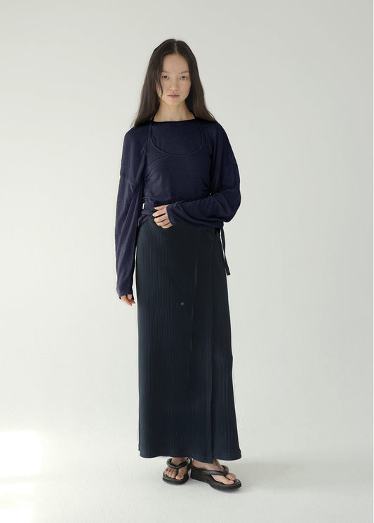 TENCEL TOP SET - NAVY