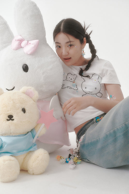 [X YOUNGART] KIDDY&amp;JINI Summer Cubic T-Shirt