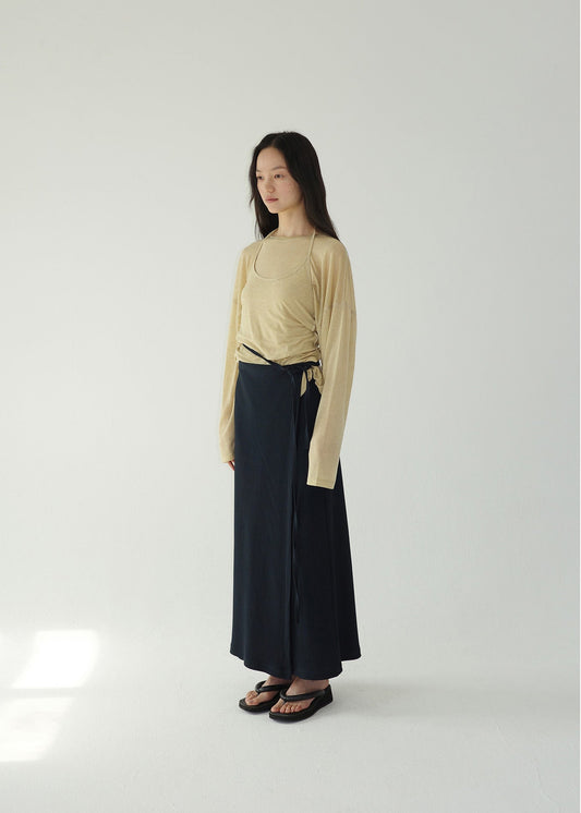 TENCEL TOP SET -YELLOW