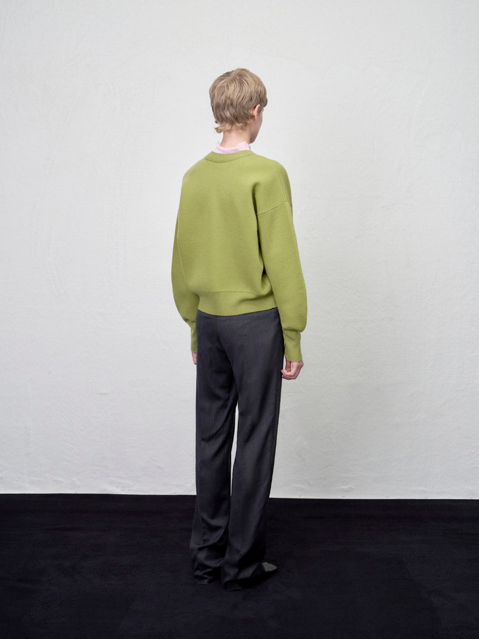 【ARIK. アリク AW】Rigil panel straight pants Dark Grey