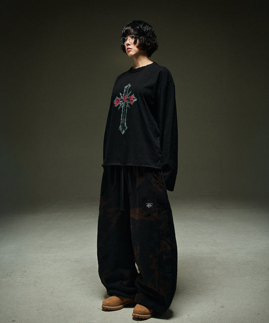 Scarred cross LS(black)