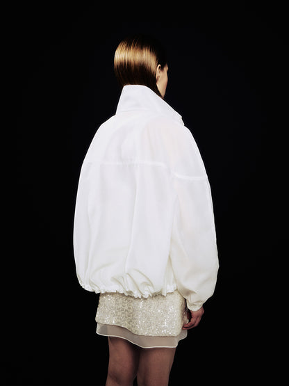 [ARIK.] [24SS] ELBA oversized bomber White