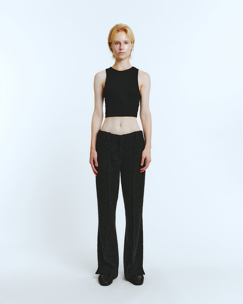 BOUCLE BELL BOTTOMS Black