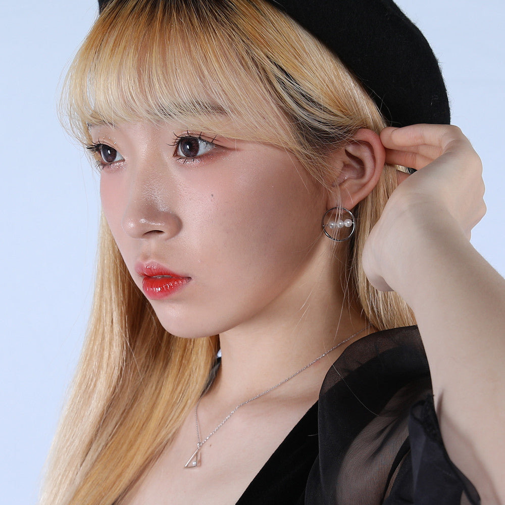[SUMMER TAG SOL] FRASH WATER PEARL TRAY EARRING