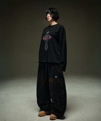 Scarred cross LS(black)