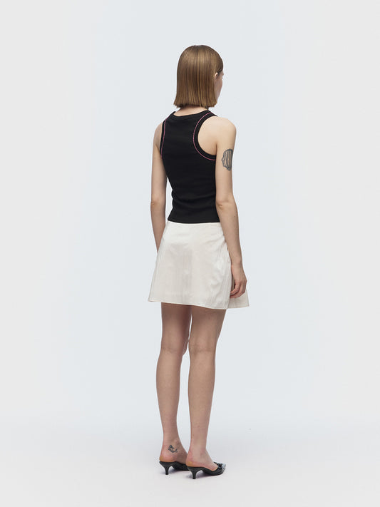 【ARIK. アリク】[24SS] DIPHDA pin tuck skirt Ivory