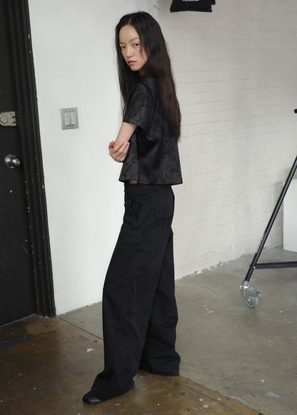 JACQUARD T -BLACK