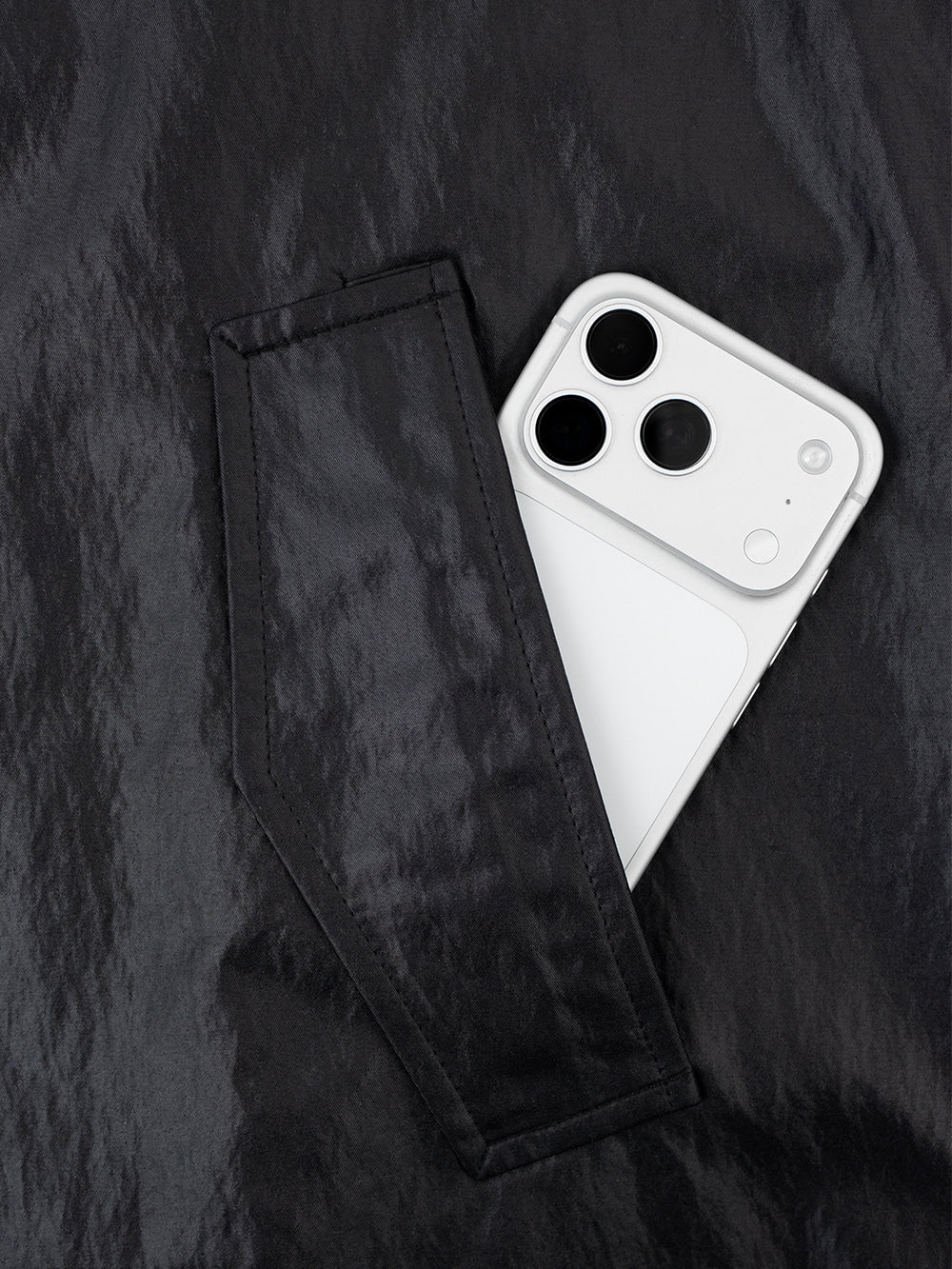 Back Cape Trench Coat