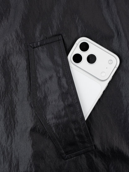 Back Cape Trench Coat