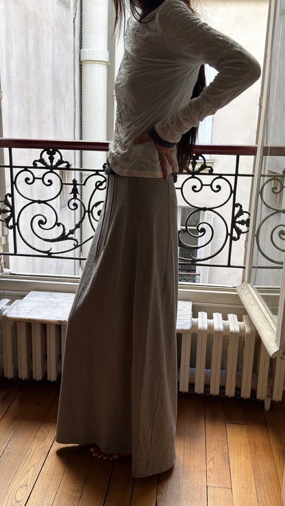 Cotton Maxi-Skirt