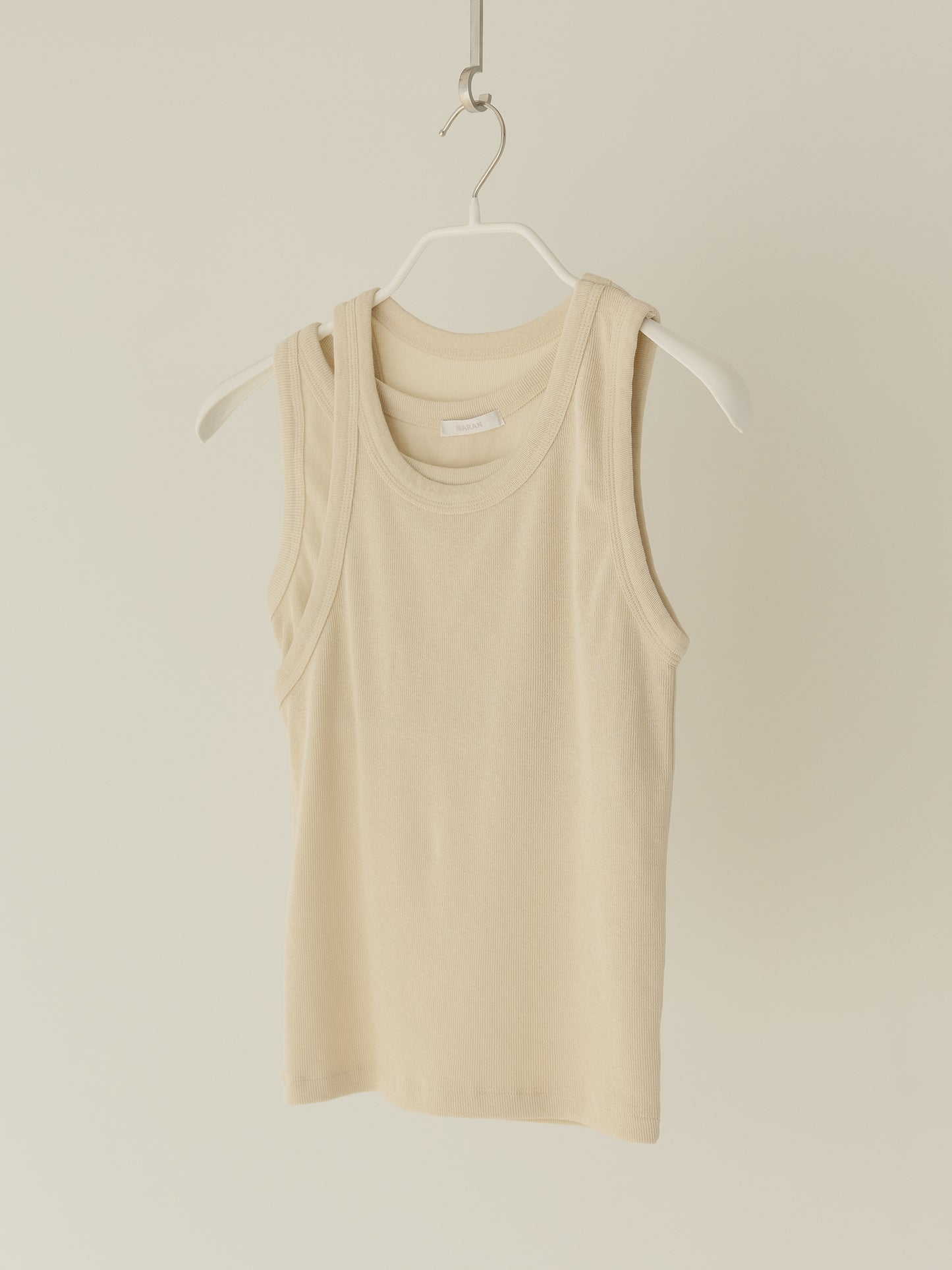 Mei Ribbed Sleeves-BEIGE