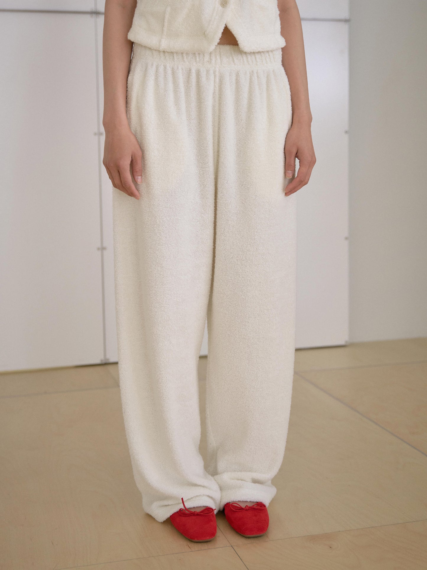 Terry Sweat Pants - Ecru