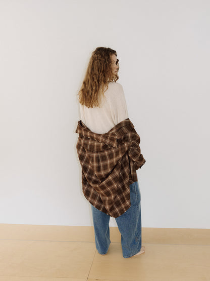 Cashmere Round Pullover - Oatmeal 5