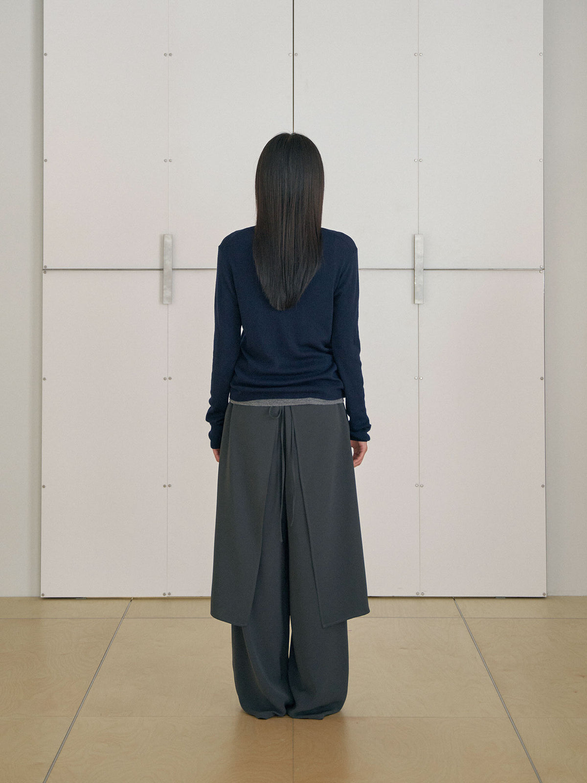 MARAN Skirt Overlay Pants - Charcoal 商品画像16/21