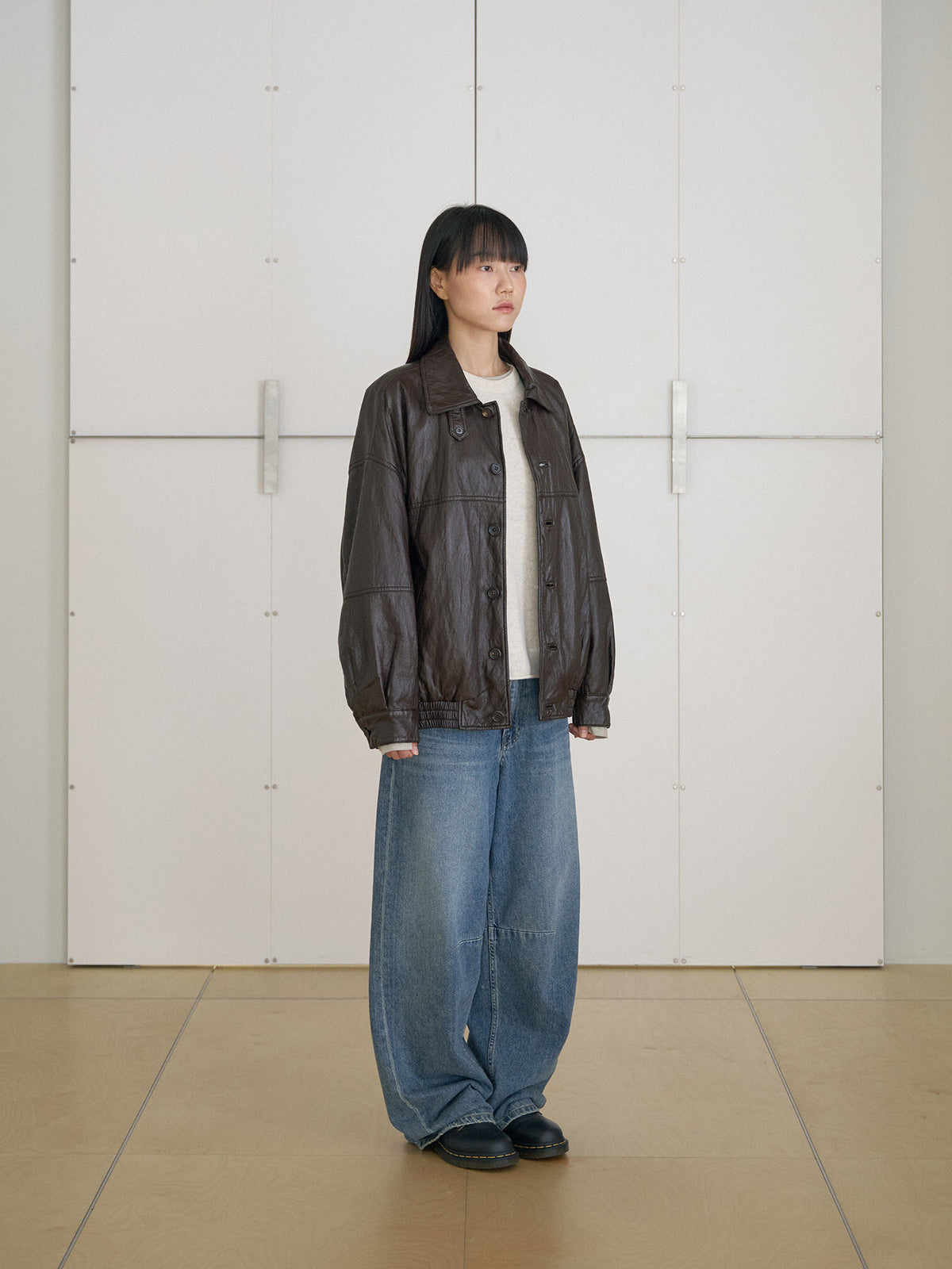 MARAN Soft Leather Blouson - Brown 商品画像17/21
