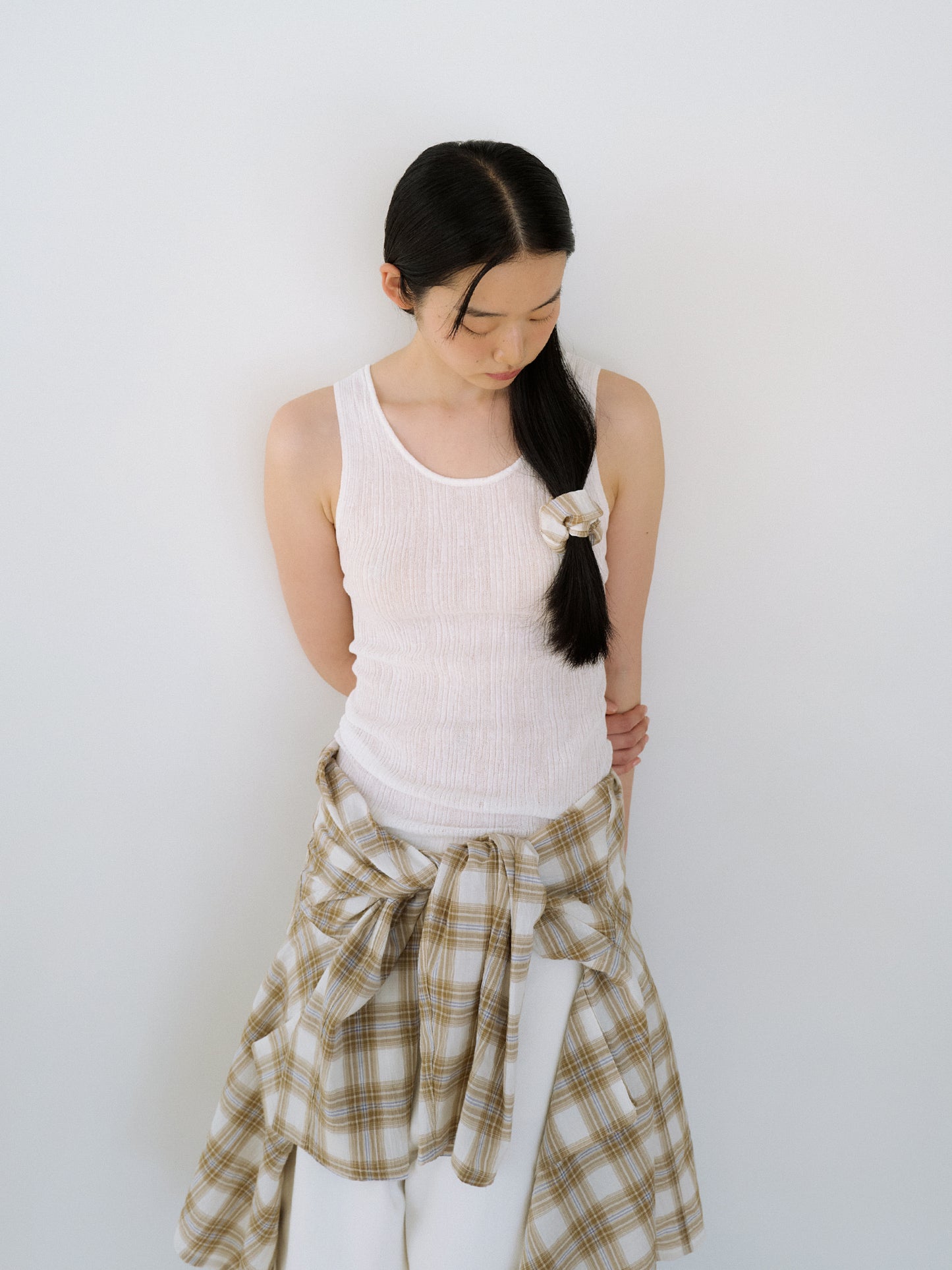 Multi Rib Sleeveless - Ivory