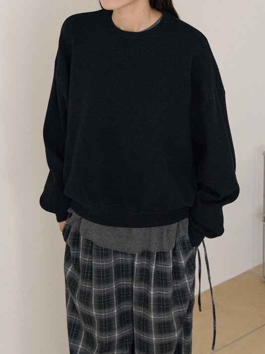 Ray Round Pullover - Black 5