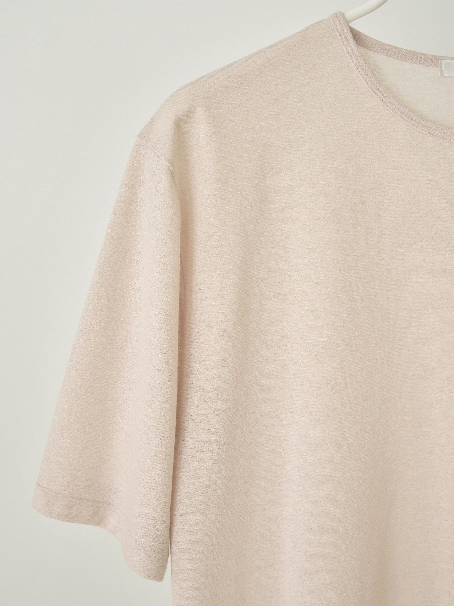 Linen Loose Short Sleeve - Beige