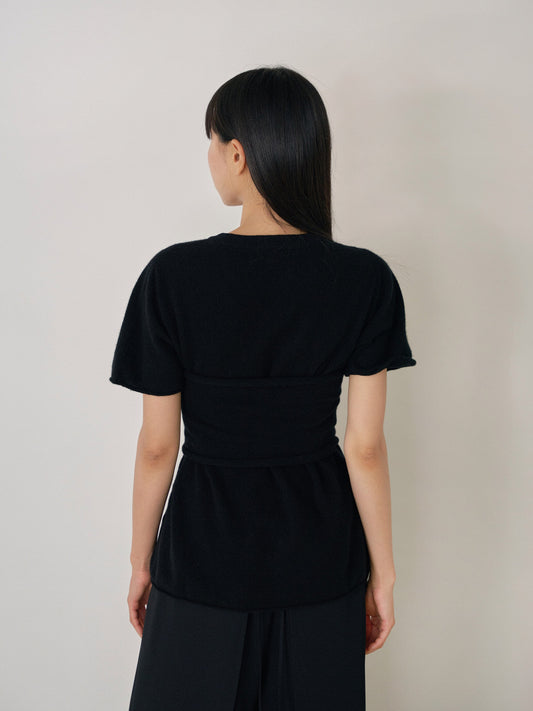 Cashmere Bustier - Black 1