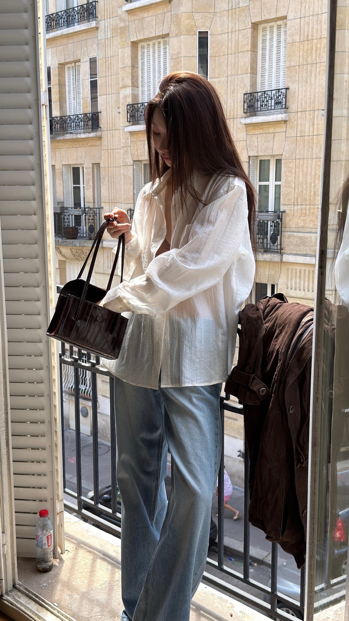 Striped Tencel Shirt