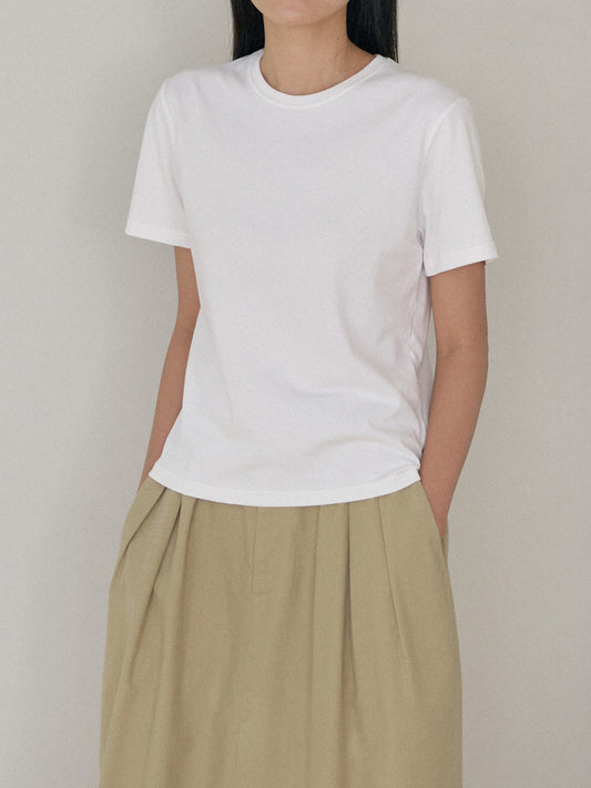 Smooth Short Sleeve - Ivory 1
