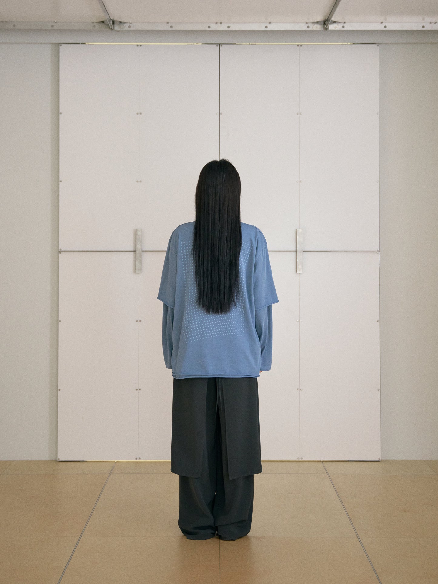 Pigment Layered Long Sleeve - Blue