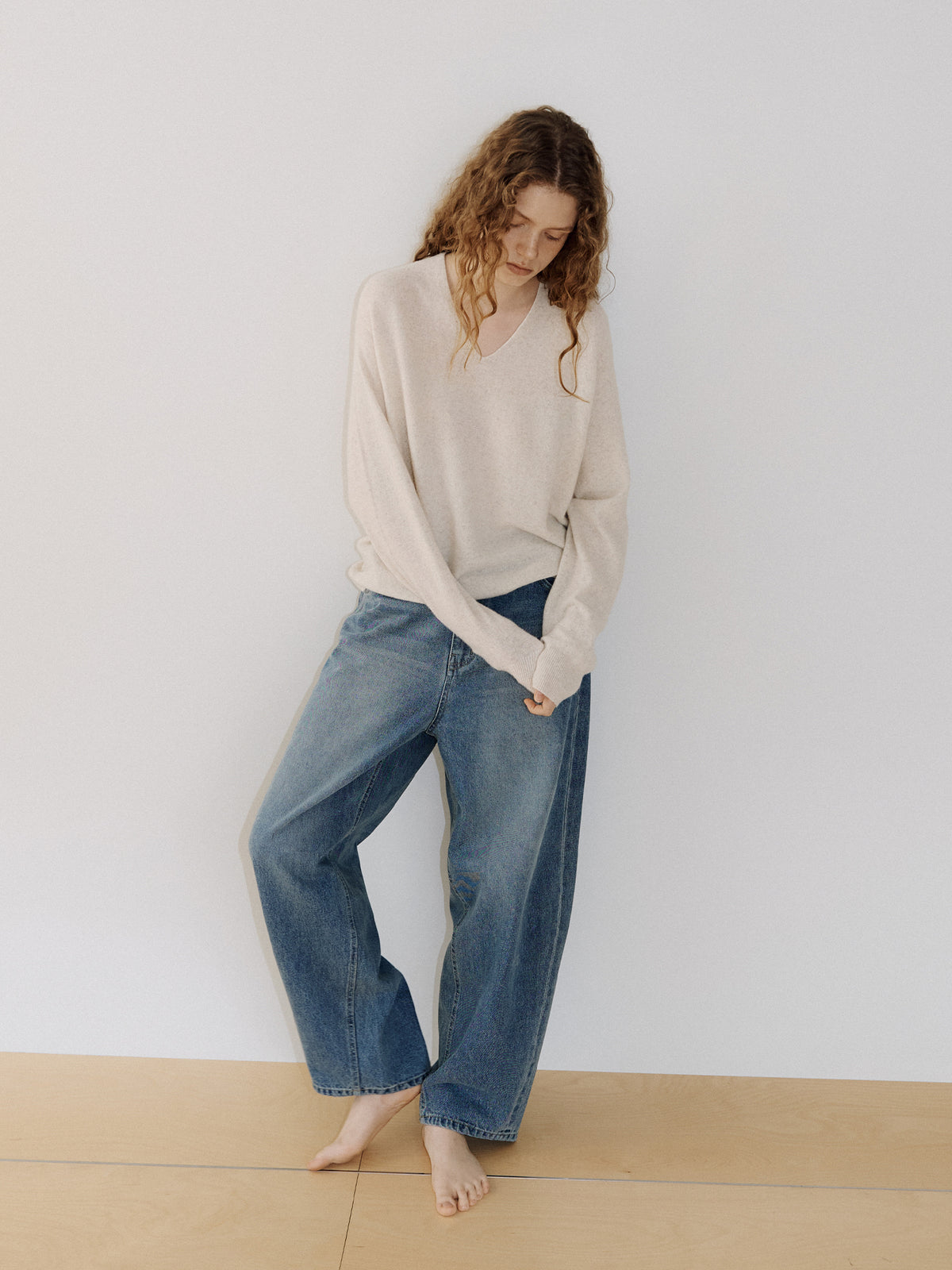 Tapered Denim Pants - Indigo 4