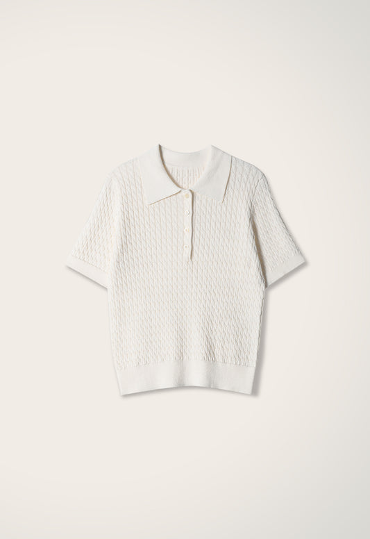 Katarina Weave Collar Knit