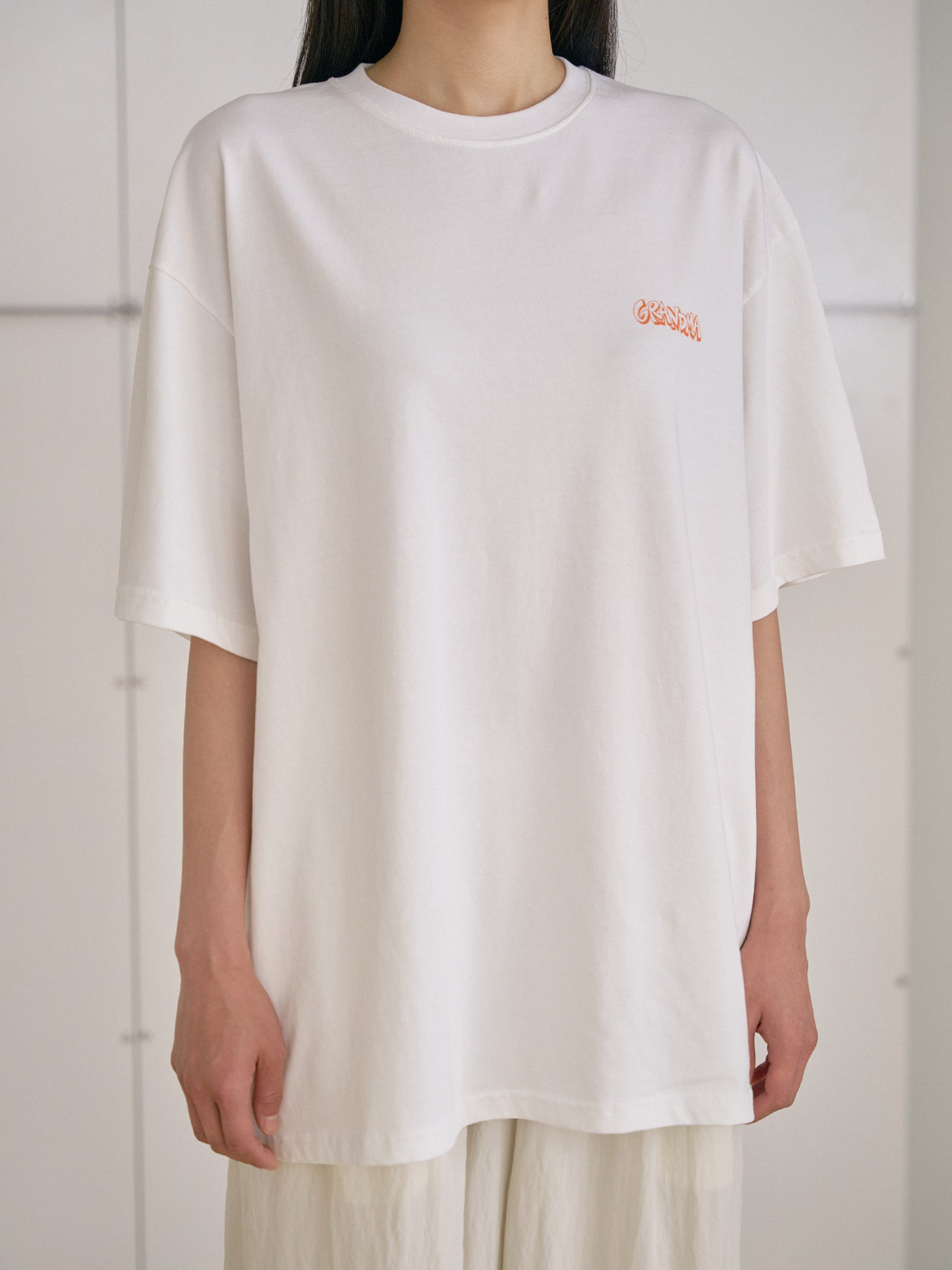 Granma Printing Short Sleeve - Ivory
