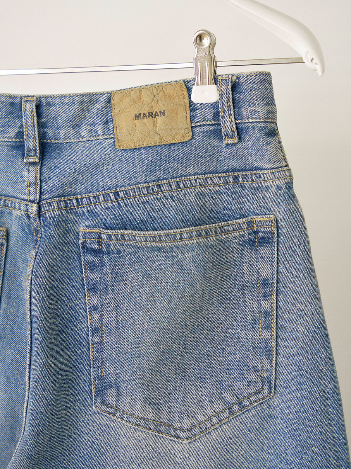 Tapered Denim Pants - Indigo 8