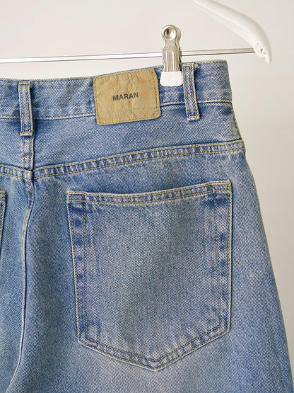 Tapered Denim Pants - Indigo 8