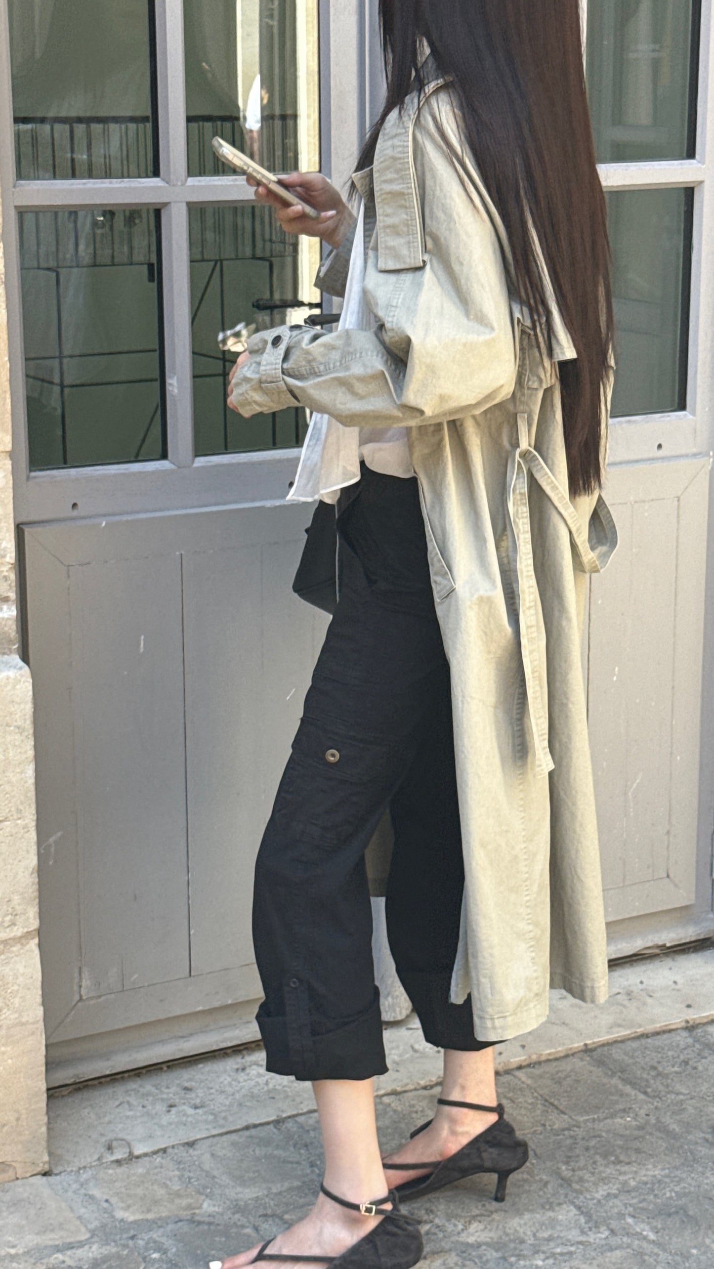 Cargo Roll-up Pants