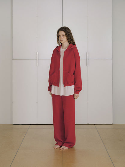 Current Waffle Sweatpants - Red 7
