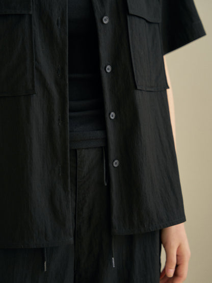 Ray Half Shirt - Black