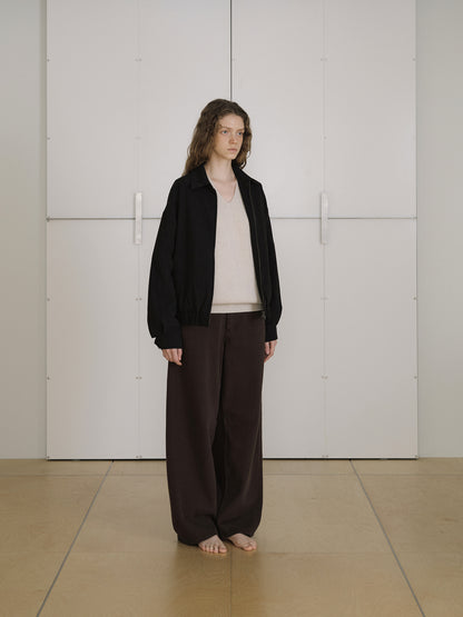 Washed Gabardine Blouson - Black 9