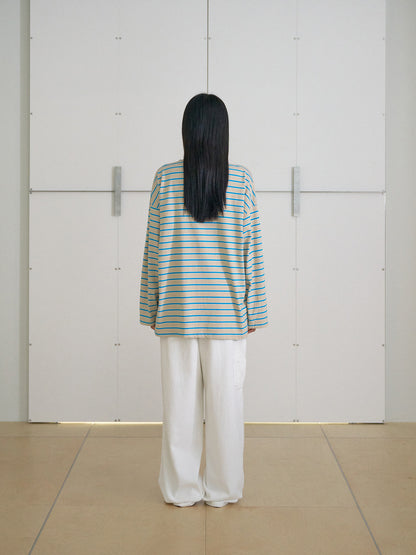 MARAN Bridge Boat Neck Long Sleeve - Beige 商品画像14/19