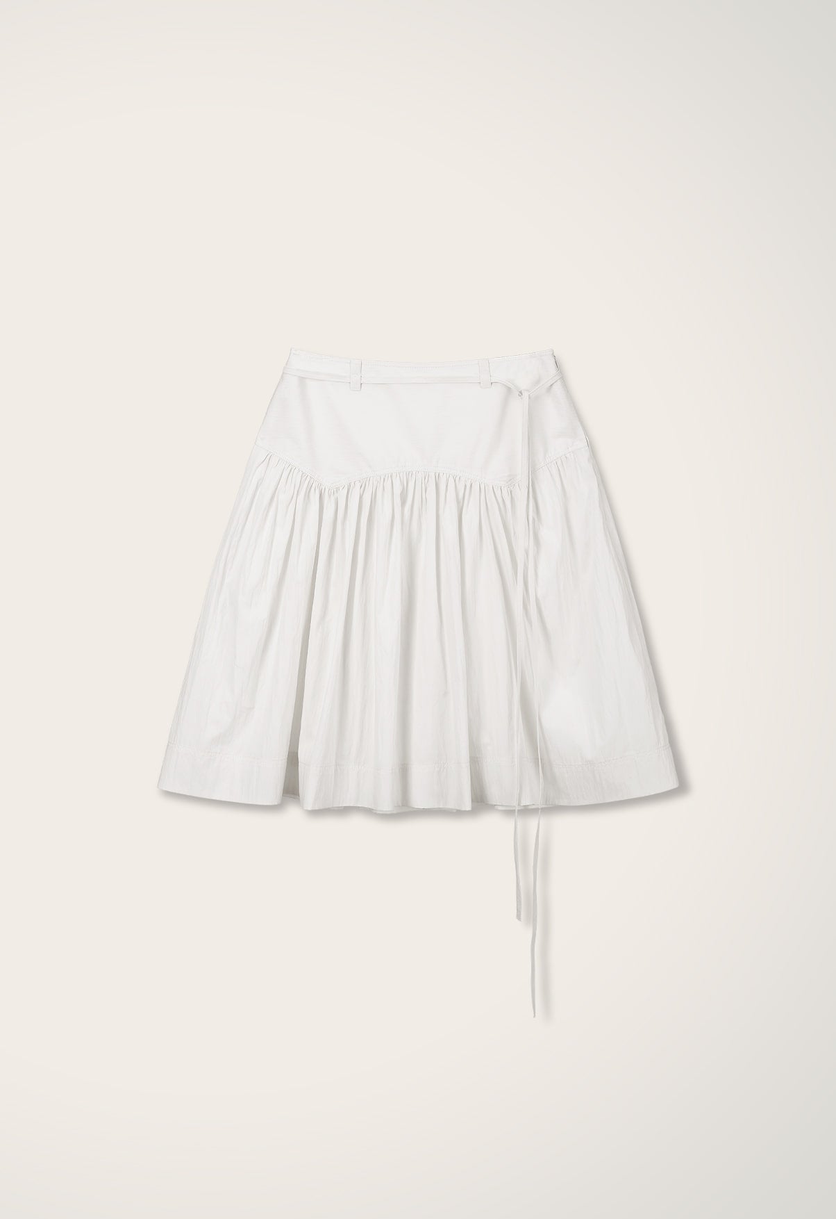 Wendy Shirring Skirt CREAM